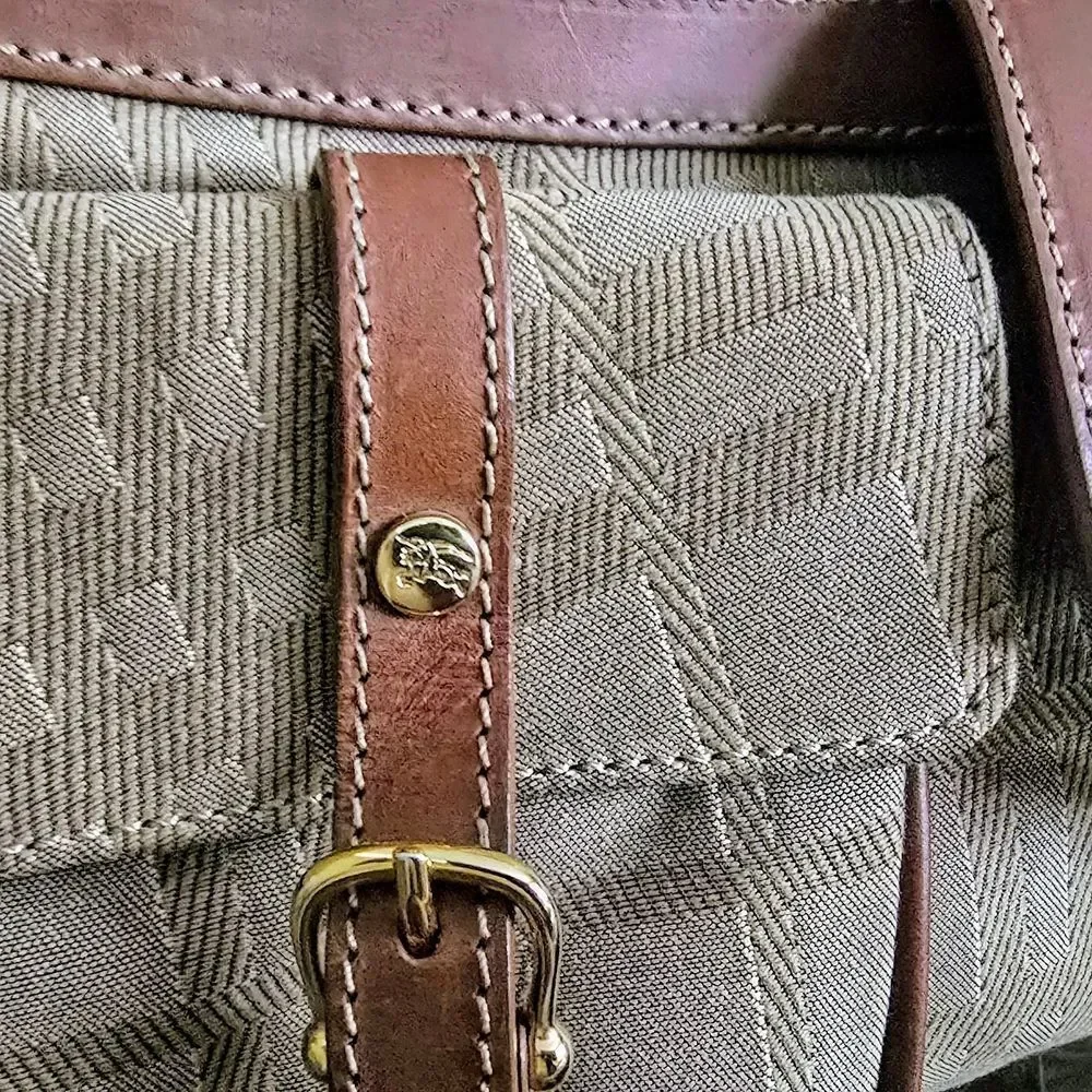 Burberry Brown Plaid Shoulder Bag - Picture 13 of 13